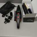 Handheld Vacuum Cordless 25000PA Powerful Suction, Portable Car Vacuum, 3 in 1 Hand Held Vacuum Rechargeable 8000mAh with LED Light, HEPA Filter, Home, Car Seats, Office, Pet Hair, Dust Buster (Orange+black)