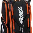 TILDOSAC Pickleball Bag - Large Paddle Bag for 4 Paddles & Accessories - Fence Hook, Extra Pockets, Shoe Compartment