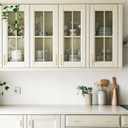 JOY DECOR 4 Pack Cabinet Handles, Gold Cabinet Pulls, 5 Inch Kitchen Closet Handles Square Drawer Pulls Stainless Steel Drawer Hardware, 128mm Hole Centers