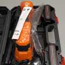 Hedge Trimmer Cordless with Battery, 2-in-1 Electric 21V Handheld Grass Shear Cutter with 2 Pack Rechargeable Battery, Mini Bush Trimmer Kit for Garden Yard Lawn Pruning, Orange