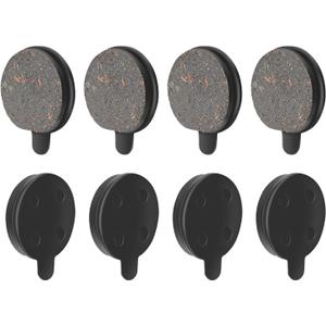 Yosoo Health Gear Scooter Brake Pads, Brake Pads Brake Disc Rotor, Electric Scooter Brake Pads, Semi-Metal Brake Pads for 10in Electric Scooter (4 Pair)