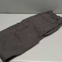 LETAOTAO Mens Elastic Waist Pants - Relaxed Fit Stretch Waistband Pull On Cotton Twill Casual Pants for Seniors (40W x 28L, Dark Grey)