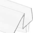 Prime-Line Shower Door Bottom Seal, 1/2 in. Glass, Dual Flap, 36 in.