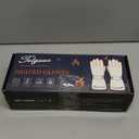 Telguua Heated Gloves for Women Men,Electric Rechargeable Heated Work Glove Ski Mitten Waterproof Touchscreen Heated Gloves (Large, Black)