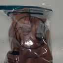 16 PCS Square Chair Leg Floor Protector, Silicone Chair Leg Cover, Furniture Leg Protectors with Felt, Mobile Table Leg pad, Protect The Floor from Scratches.1 in Brown.