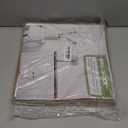 ArtSocket Wooden Wall Clock Silent Non-Ticking, Red Black Grey Abstract Geometric Minimalist Checkered Square Rustic Wall Clocks Decor for Home Kitchen Living Room Office, Battery Operated(12 Inch)