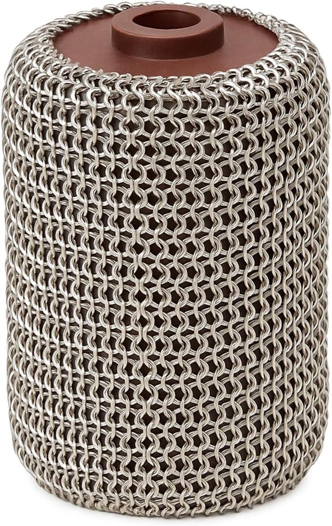 Horsepower Giddy Up Bristle-Free Spinning Grill Brush Replacement Head w/LED, AS SEEN ON TV, Cordless & Rechargeable, 304 Stainless Steel Power Roller Blasts Away Burnt-On Food