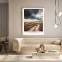 canvas wall art Oak Walking Path framed Wall Art - 8x10-inch frame artwork wall decor, Unknown Journey Earth Road Printed Wall decoration Living Room, bedroom, Office Gallery Gift Set 1 (abstract)