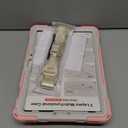 LTROP Case for Samsung Galaxy Tab A11+ 2025 / A9+ 2023 11", Heavy Duty Shockproof Protective Case with Rotating Stand, Hand/Shoulder Strap, Pink+Beige