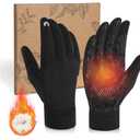 RIGWARL Upgraded Plush Gloves for Cold Weather, Women Men Winter Gloves for Late Fall and Early Winter, Warm Running Gifts