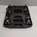 Folding Hand Truck 500lbs, Portable Heavy Duty Dolly Cart, 6 Wheels Collapsible Luggage Cart with 2 Elastic Ropes - Compact Trolley Cart for Easy Moving - Ideal Hand Cart for Travel and More (17, Black)