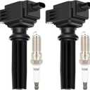 ECCPP UF670 4 ignition coils with 4 iridium Spark Plugs for ford for Lincoln 2013-2019 Escape 2015-2018 Focus 2013-2020 Fusion 2012-2019 Explorer Edge Taurus MKT MKC 2.0 2.3 L4 UF670 DG546 5C1873