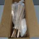 NUPTIO Wedding Centerpieces Gold Vases: 2 Pcs 21.7in Tall Crystal Flower Vase Metal Flowers Stand for Party Tables Decorations - Elegant Bulk Weddings Decoration Table Chandelier Centerpiece Stands