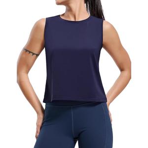 Women’s Workout Tank Tops Soft Cool Gym Athletic Sleeveless Tee Shirts Tanks for Yoga Running Tennis Exercise Sport, XL