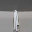 White Tension Curtain Rod for Windows 28 to 48 inch, Adjustable Expandable Pressure Spring Curtain Rod No Drilling, 7/8" Curtain Rod for Bedroom Doorway Closet Door