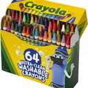 2 x Crayola Ultra Clean Washable Crayons, Built in Sharpener, 64 Count, Kids at Home Activities