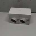 Google Nest Cam Outdoor (Wired, 2nd Gen) - 2 Pack - Security Camera with 2K Video and Gemini, Night Vision, 2-Way Audio - Works with Google Home - 2025 Model - Snow