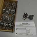 Ravinte 10 Pack 5 Pairs 1/2 inch Overlay Soft Close Hinges for Kitchen Cabinet Hinges Satin Nickel Hidden Hinges Stainless Steel Concealed Hinge self Closing