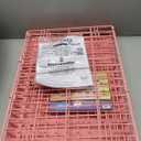 MidWest Homes for Pets 24-Inch Pink Fashion iCrate for Small Breeds, 12-20 lbs, Single Door Folding Dog Crate with Divider Panel, Leak-Proof Tray & Secure Latch, Portable, Durable & Easy to Assemble