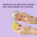 Chefn GarlicZoom Garlic Chopper, Handheld Garlic Mincer with Rolling Action, Easy to Use and Clean, Compact Size for Quick Prep, Dishwasher Safe