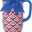 Swig Life 40oz Leak Proof Mega Mug, 40oz Leak Proof Tumbler with Handle and Straw, Extra Large Insulated Tumblers, Cup Holder Friendly Travel Mug, Reusable Leakproof Water Bottle (Liberty Belle)