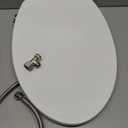 Bidet Seat for Elongated Toilet Seat Non-Electric Soft Close with Quick Release Hinges for Easy Clean Dual Nozzle Front and Rear Wash(PG303A-HPN-AZ)