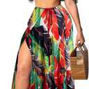 Sexy Two Piece Sets for Women Vacation Elegant Sleeveless Top Long Split Maxi Dress Beach Swimwear, Medium