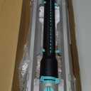 QUOBAS Heavy Duty Oscillating Sprinkler, 18-Hole Nozzle with Zinc Alloy Metal Base, Adjustable Flow Control & Spray Width, with Cleaning Pin, Garden, Yard