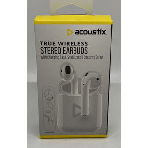 ACOUSTIX TRUE WIRELESS STEREO EARBUDS with Charging Case