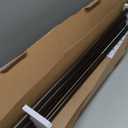 KAMANINA Bronze Double Curtain Rod 72 to 144 Inches (6-12ft), 1 Inch Telescoping Curtain Rods for Windows, Long Dual Curtain Rods with Marbled Finials