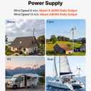 VEVOR 1500W 24V Wind Turbine Generator, 3-Blade Wind Turbine Kit with Wind/Solar Hybrid Controller, Efficient 3-Phase AC Permanent Wind Power Generator for RV Boat Home Farm (Tower Pole Not Included)