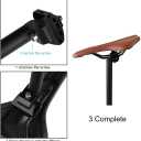 Bike Saddle Seat Pad Breathable Hollow Thicks Comfortable Bicycle Fit for MTB Road Bike Fixed Gear Bike