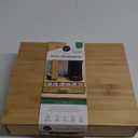 Navaris Bamboo Coffee Capsule Storage - Coffee Pods and Tea Holder Tray - Space-Saving Under Coffee Maker Coffee Machine Pod Organizer - Coffee Pod Drawer with Separators