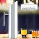 Stainless Steel Water Pitcher Jug with Ice Guard - 2L Cold Drinking Carafe with Handle for Home & Hotel