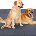 Peepeego Non-Slip Dog Pads Extra Large 72" x 72", Washable Puppy Pads with Fast Absorbent, Reusable, Waterproof for Training, Whelping, Housebreaking, Incontinence, for Playpen (72x72 Inch (Pack of 1))