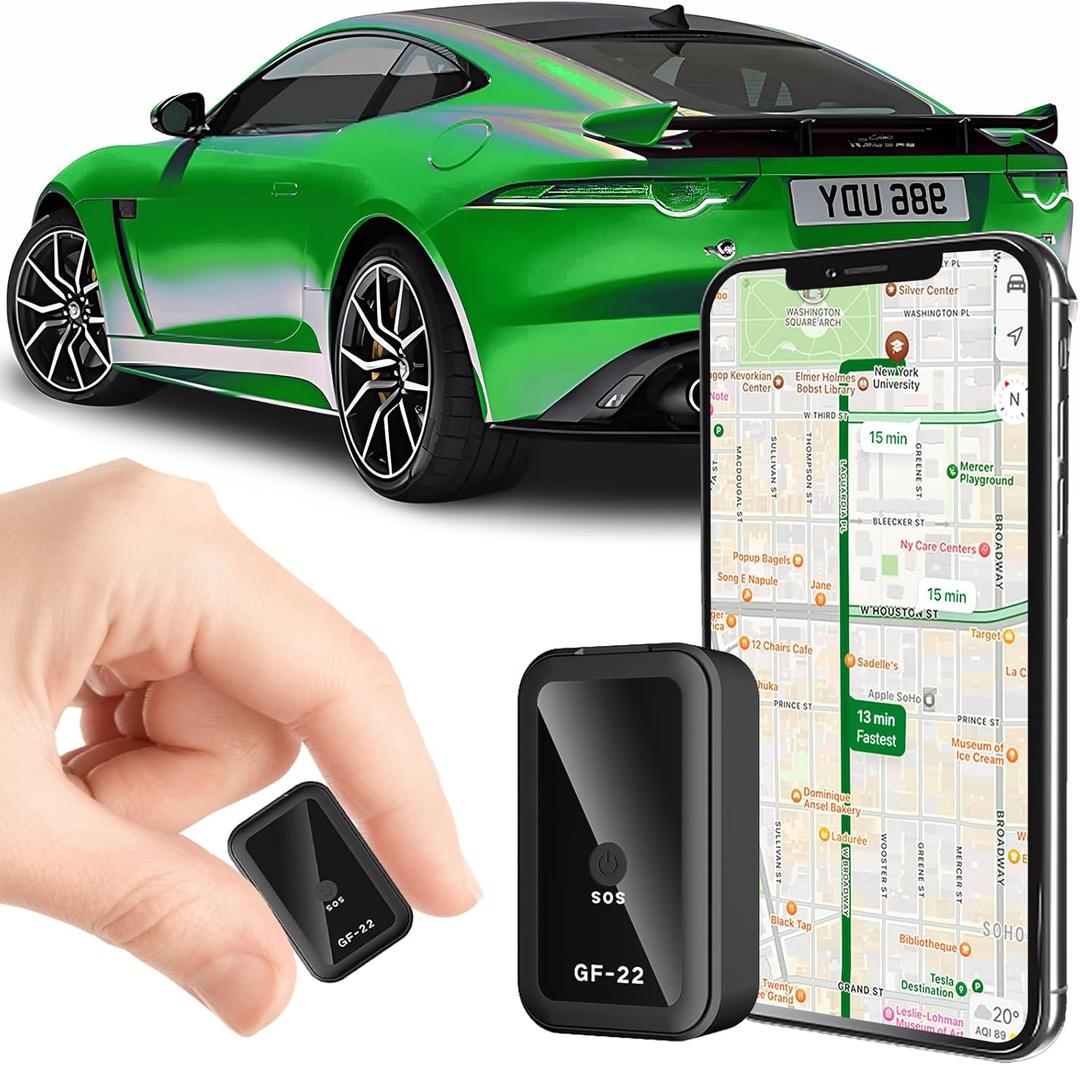 Mini GPS Tracker for Vehicles,Car GPS Tracker Portable Real Time Magnetic GPS Tracking Device,Full Global Coverage Location Tracker for Kids,Dogs,Trucks/Person,No Subscription Required/No Monthly Fee