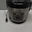 AROMA Digital Rice Cooker, 4-Cup (Uncooked) / 8-Cup (Cooked), Steamer, Grain Cooker, Multicooker, 2 Qt, Stainless Steel Exterior, ARC-914SBD