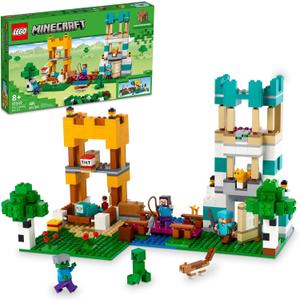 LEGO Minecraft The Crafting Box 4.0 Building Toy - Pretend Playset for Boys & Girls, Ages 8+ - Gift for Birthdays - Minecraft Toy for Kids & Video Game Fan - 21249, Medium