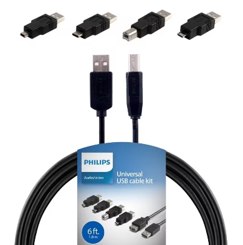 PHILIPS USB CABLE KIT WITH USB-C