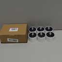 Solar Tea Lights Outdoor Waterproof - 6 Pack Flameless Flickering Solar Candles Reusable LED Tea Light Candles Rechargeable Dusk to Dawn Lighting for Lanterns Garden Camping Home Decor, 2.3''x2.1''