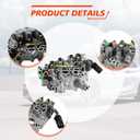 RE0F11A JF015E CVT Transmission Valve Body, Compatible with N-i-ssan Sentra 2013-2019 1.6L 1.8L, Automotive Transmission Valve Body With Solenoid Replaces Part 31705-X428E 31705-X428B