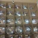 Brightown LED String Lights Outdoor 100Ft Waterproof G40 Patio Lights with 102(2 Spare) Led Shatterproof Bulbs, LED Globe Hanging Light for Porch Bistro Balcony Backyard Decor, E12 Socket, 2200K (Black)