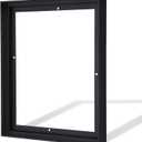 CANFRAVAS Canvas Frame 18x24, DIY Metal Canvas Floater Frame, 1.5" Deep Canvas Floating Frame,Frames for Canvas Art, Floater Frame for Canvas Painting, Floating Frame for Canvas (Black,18"x24")