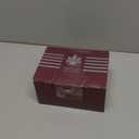 NileCart Egyptian Perfume Bottles 2-5 in Collection Set of 6 Hand Blown Decorative Glass with Handmade Golden Egyptian Decoration for Perfumes & Essential Oils