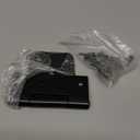 Heavy Duty Gate Hinges 3.5 inch 2 Pack Extra Thick Industrial T Hinges Barn Door Hinges Shed Door Hinges for Large Wooden Gates Wood Fence Outdoor - Black Iron Finish (Screws Included)