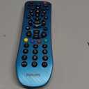 Philips Universal Remote Control Replacement for Samsung, Vizio, LG, Sony, Sharp, Roku, Apple TV, RCA, Panasonic, Smart TVs, Streaming Players, Bluray, DVD, Simple Setup, 3 Device, Blue, SRP3249B/27
