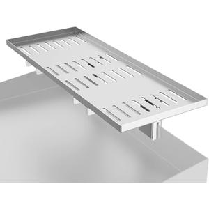 Universal Grill Foldable Warming Rack/Shelf for Blackstone 17'' 22'' 28'' 36'', Pit Boss,Camp Chef and Most Flat Top/Table Top Griddle Grill,Stainless Steel BBQ Shelf Replacement Parts,1 Pack