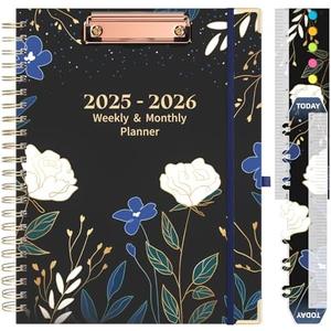Eyrozill 2025-2026 Academic Planner, 8.5"x11", Weekly & Monthly Student Agenda with Stickers, Hardcover & Pockets, for School & College (July 2025 - June 2026)