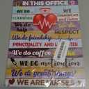 Office Decorations for Work Nurse Office Decorations In This Office We Are Nurses Wall Sign Nurse Gift Clinic Wall Art Medical Staff Artwork Inspirational Quotes Wooden Hanging Sign 10x8 Inch. (multi6)