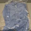 Nautica Mens Long Sleeve Solid Linen Button Up Shirt (Small, 1bw)